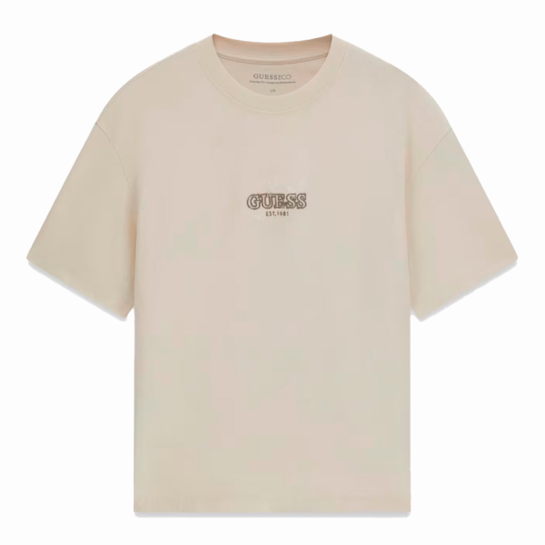 Guess T-shirts Beige - T-shirt avec logo brod - M - Ref 32 €